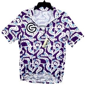 Primal Cycling Jersey Mens L Purple Nexas General Catalyst‎ 2020 Road Map NWT